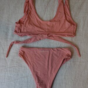 Four Three Seven Bikini, Pink, S Top, M bottom